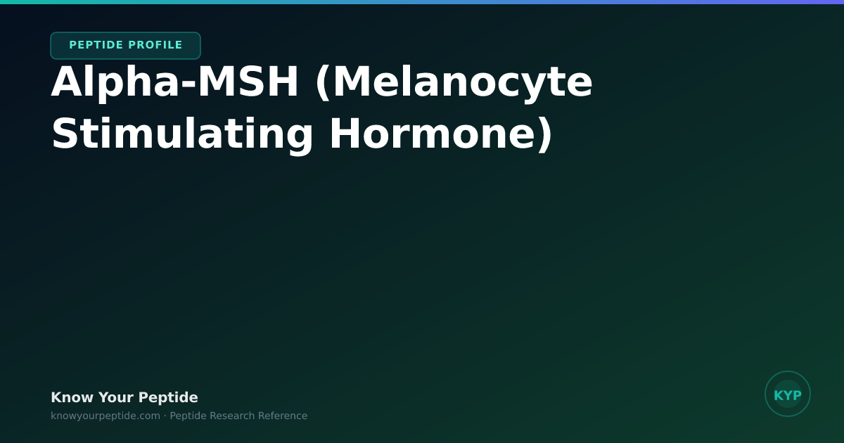 Alpha-MSH (Melanocyte Stimulating Hormone) Peptide: Benefits, Side ...